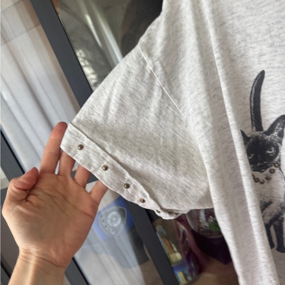Vintage 1993 Cats embellished tee tshirt loft short sleeve graphic single stitch - Picture 8 of 13